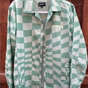 Ripndip Mint and Sage Checkered Shirt